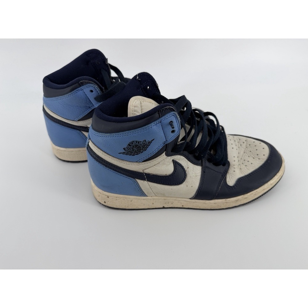 Air Jordan 1 Retro High OG Obsidian‎ Navy Blue White UNC Sz 6Y No Box 575441-140